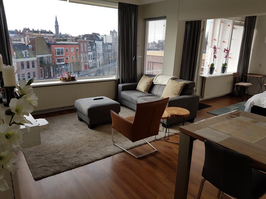 Schitterend Appartement In Binnenstad โกรนิงเงน ภายนอก รูปภาพ